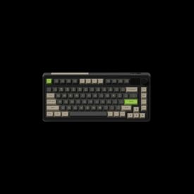 Клавіатура FL ESPORTS CMK75 Decert Grey FLCMMK Ice Pink switches TFT Knob Three-Mode