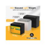 Аккумулятор ECO-WORTHY LiFePO4 12V 100Ah